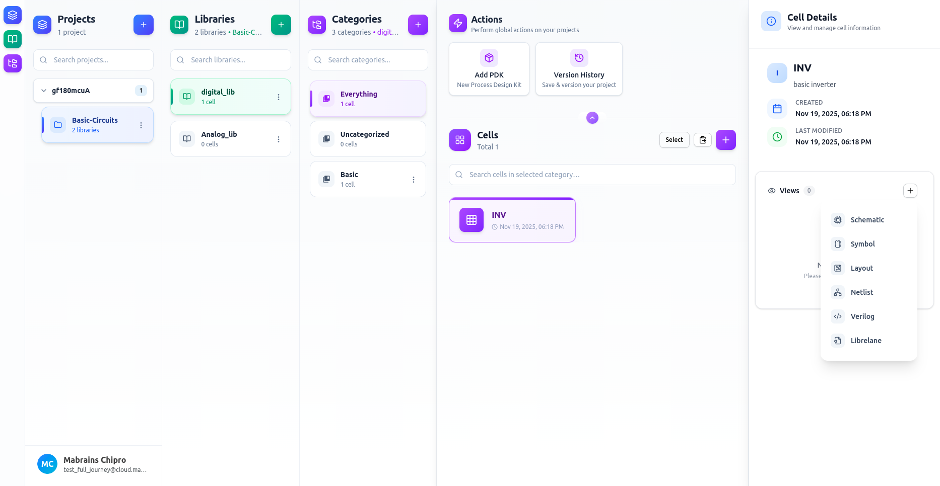 Create From Plus Button